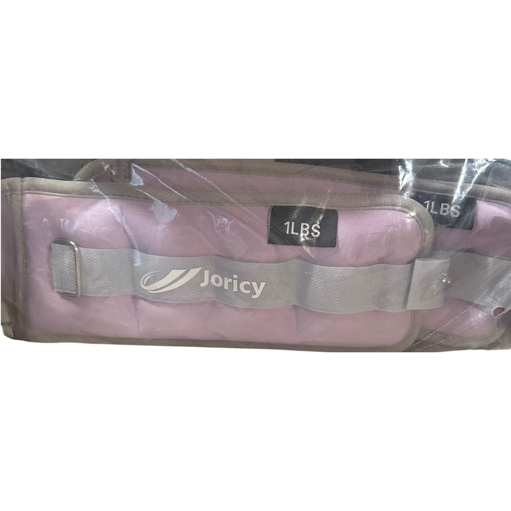 JORICY Light Purple Weight Ankle Weights 1 lb each (2 LB Pair) Adjustable Straps - Picture 7 of 7